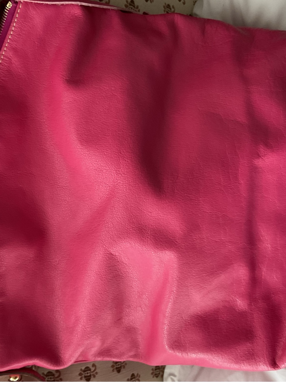 Dooney & Bourke Hot Pink Leather Shoulder Bag - Picture 7 of 9